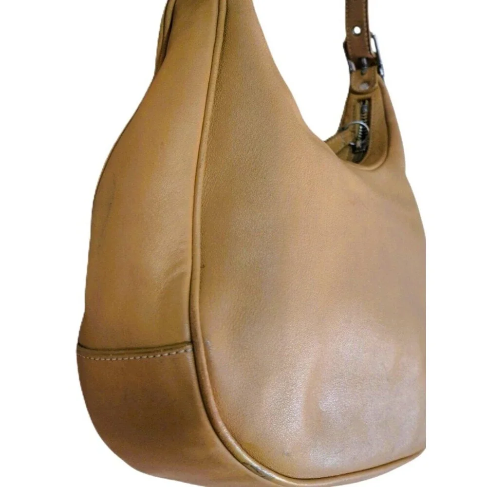 Coach Women's Vintage Zoe Tan leather Shoulder Hobo Bag Purse 9342